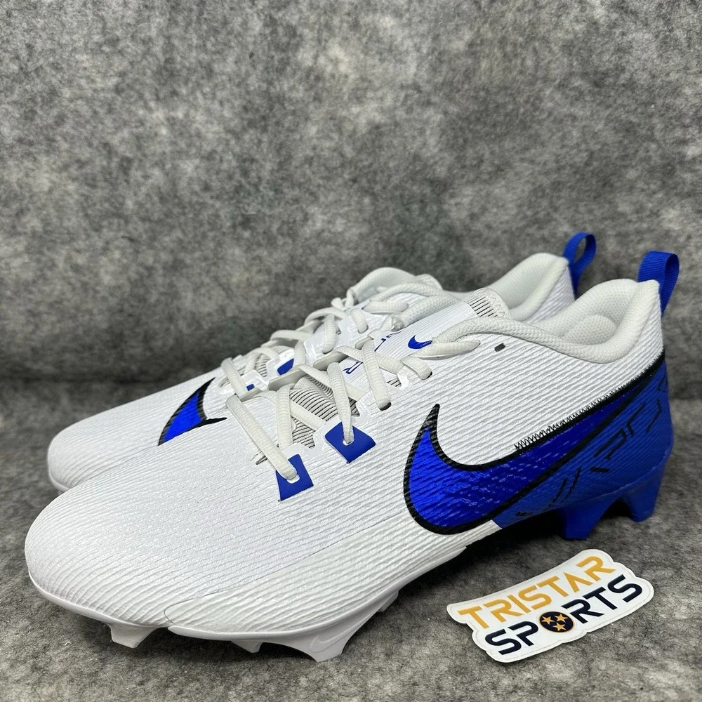 Nike Vapor Edge Speed 360 2 Football Cleats Mens Size 13.5 White Blue FQ4045-105